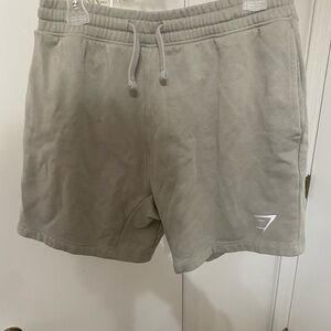 Gymshark Light Gray Athletic Shorts